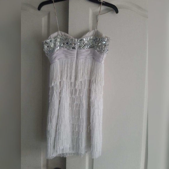 Sherri Hill white cocktail dress! Size 0. - Picture 3 of 4